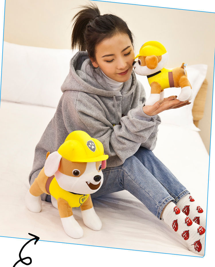 新品毛绒玩具公仔旺旺队全套布娃娃狗狗幼儿园玩偶儿童生日路马20厘米