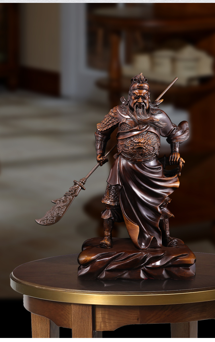 爷摆件供奉神像佛像店铺家用财神客厅公司 16寸武威关公套装【图片