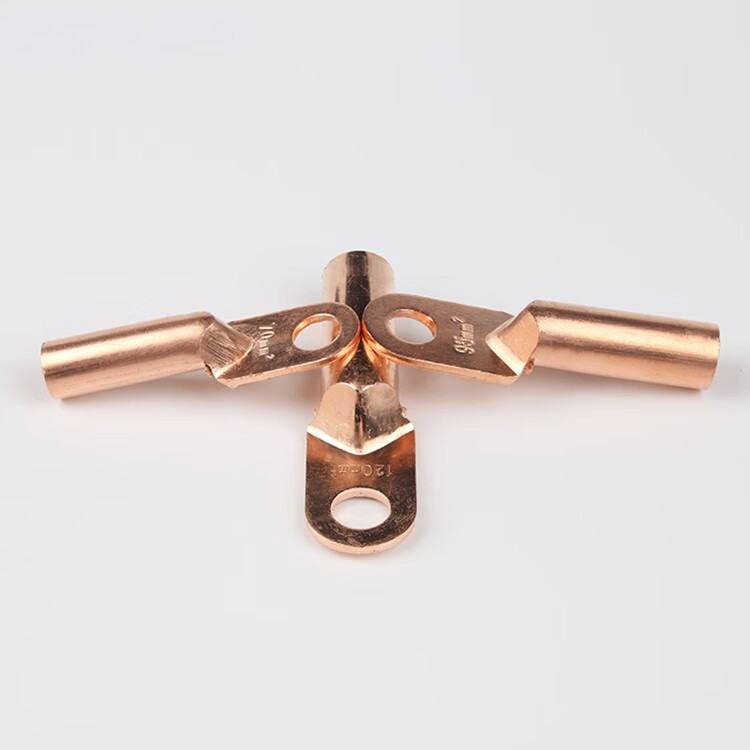 铜鼻子dt10162550平方电缆线接头线鼻子铜接线端子铜线耳端头紫铜线鼻