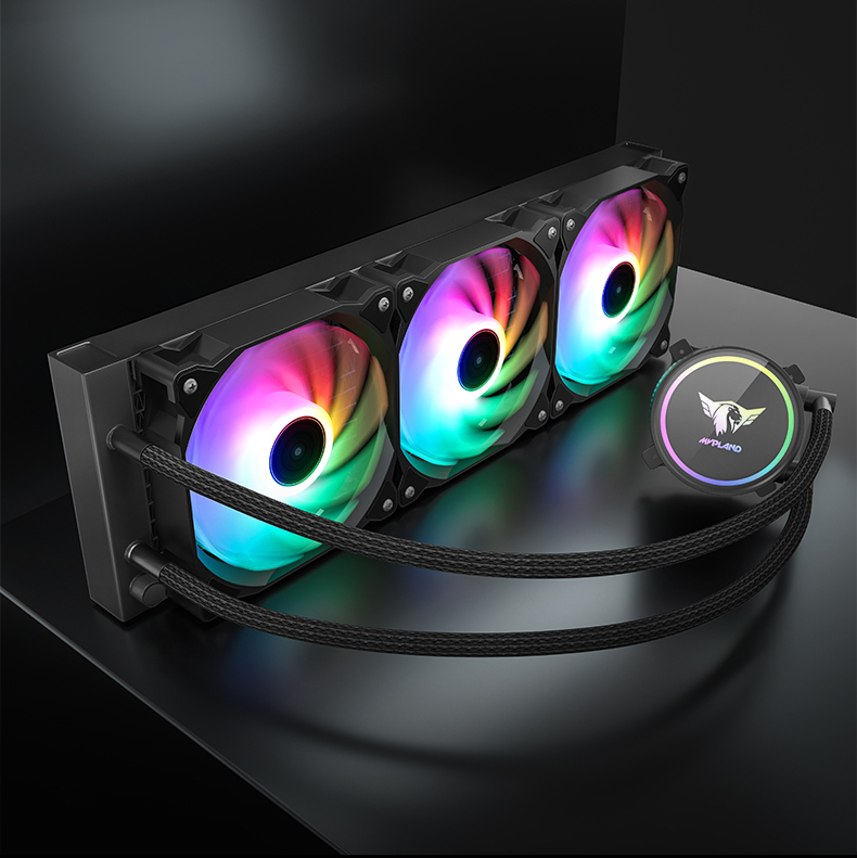 航嘉mvp海神x360一体式cpu水冷散热器套装电脑散热器argb神光同步
