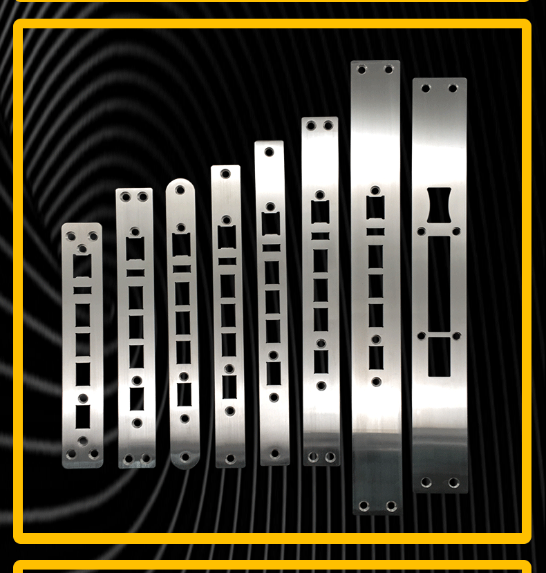 适用小米1s智能锁导向片小米碳素黑锁防盗门侧框扣板