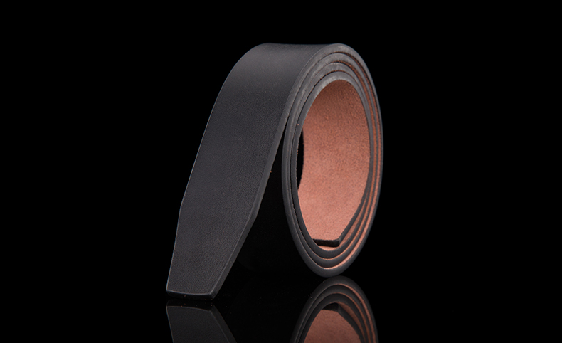 名品天成高档轻奢轻奢高档男士无头皮带 无牙自动扣腰带身真皮无孔无