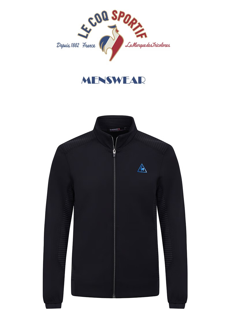 乐卡克法国公鸡高尔夫服装男装外套秋冬户外运动夹克休闲保暖外套男