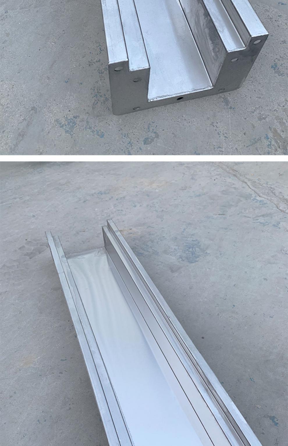 沟u型槽厨房线型排水沟地沟水槽盖板下水道地沟槽 304接驳口【图片