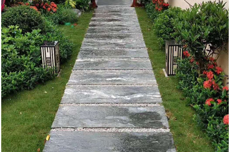 复古地砖模具踏步石青石板花园垫脚石庭院汀步石天然防滑脚踏石园林