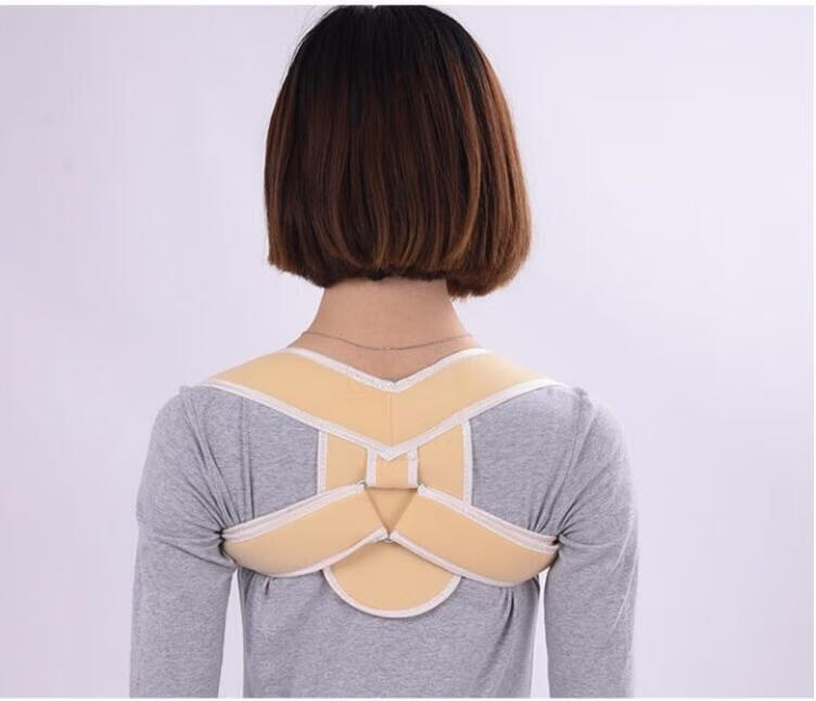 八字绷带锁骨固定带肩胛骨骨折松脱坐姿纠正矫姿的绑带普通款儿童锁骨