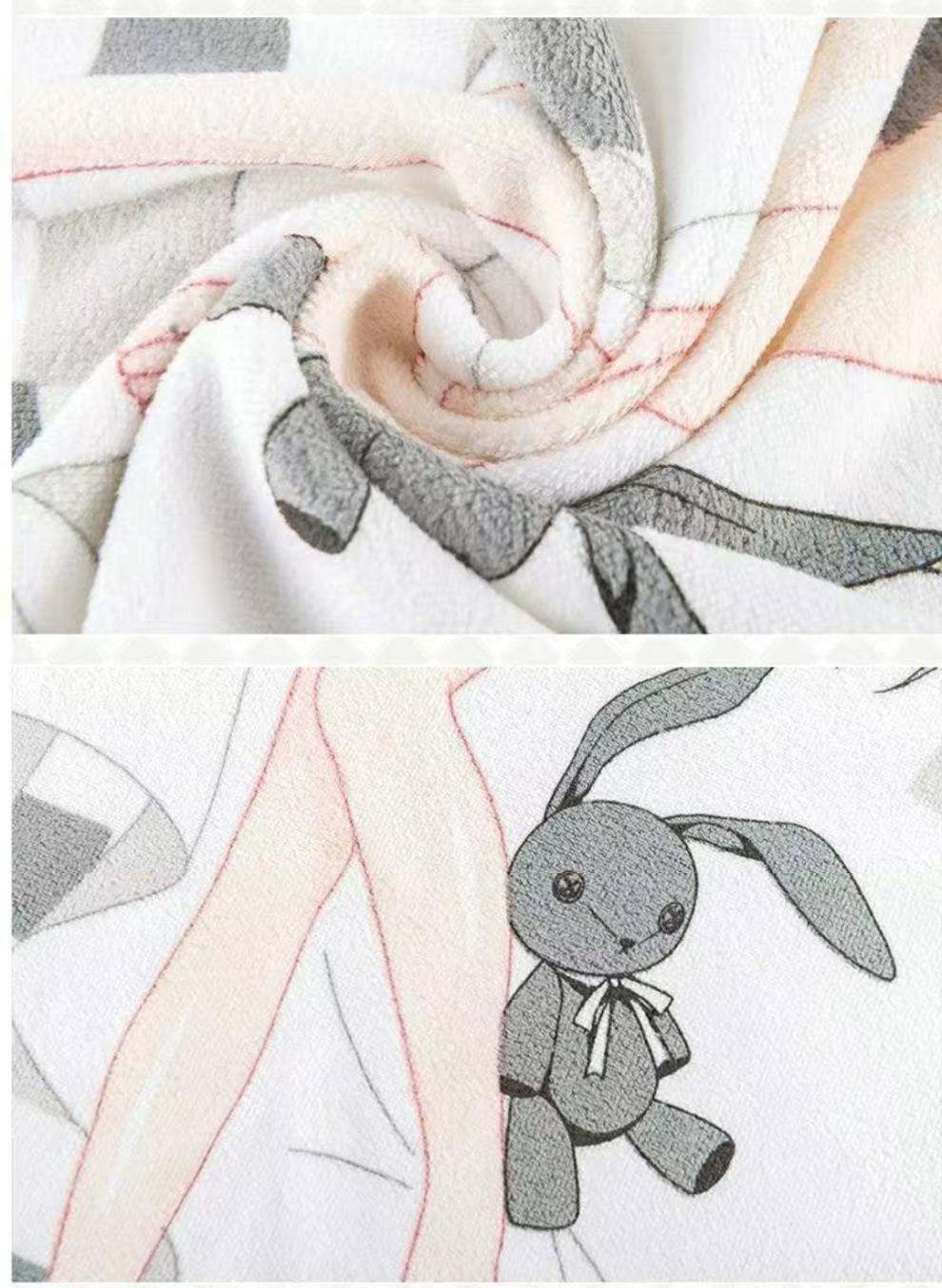 遇热变色的毛巾遇热变色脱衣毛巾二次元恶搞温感绅士洗脸巾动漫狂三