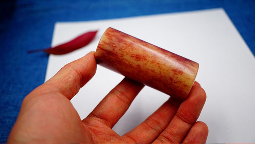 骆驼骨手把件天然骆驼骨手把件血料驼骨头文玩把件diy戒指扳指小腿