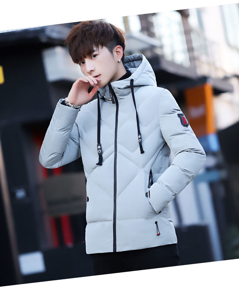 高品质冬装男棉衣男士外套冬季韩版潮流衣服男加厚冬装短款棉袄连帽袄