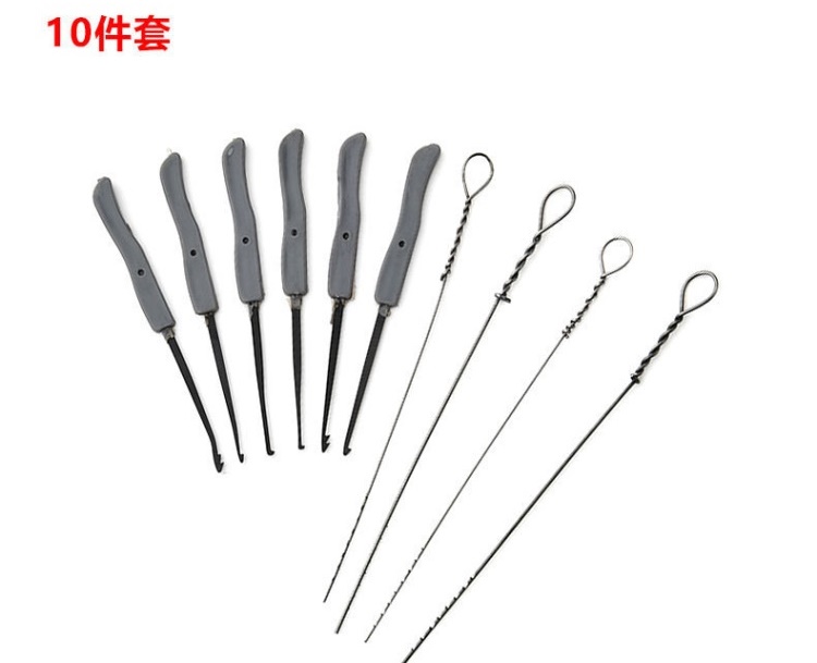 京选优品开锁专用工具锁匠开锁工器锁匠工具防盗门钩一字锁芯设备卡片