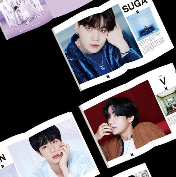 工匠时光 bts防弹少年团专辑butter写真集金泰亨田柾国周边签名海报