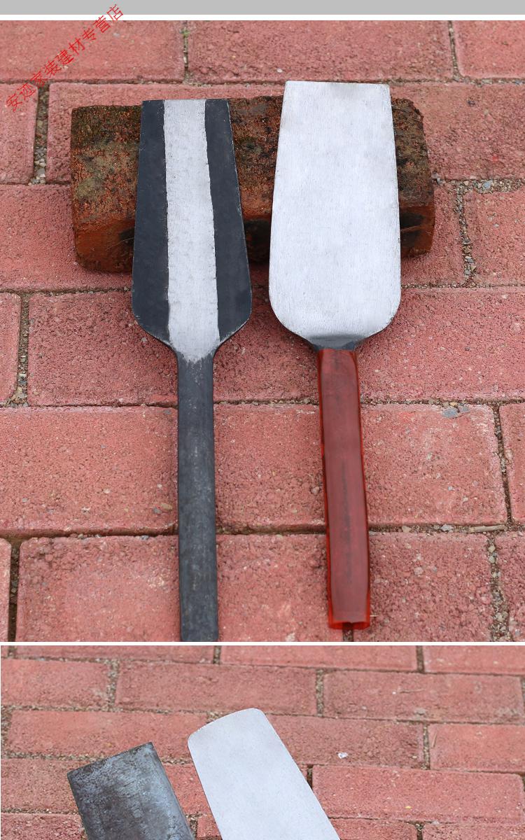 砌刀建筑瓦刀双面砖刀单面泥刀泥瓦匠加厚瓦工砌墙工具z型铲锰钢双面
