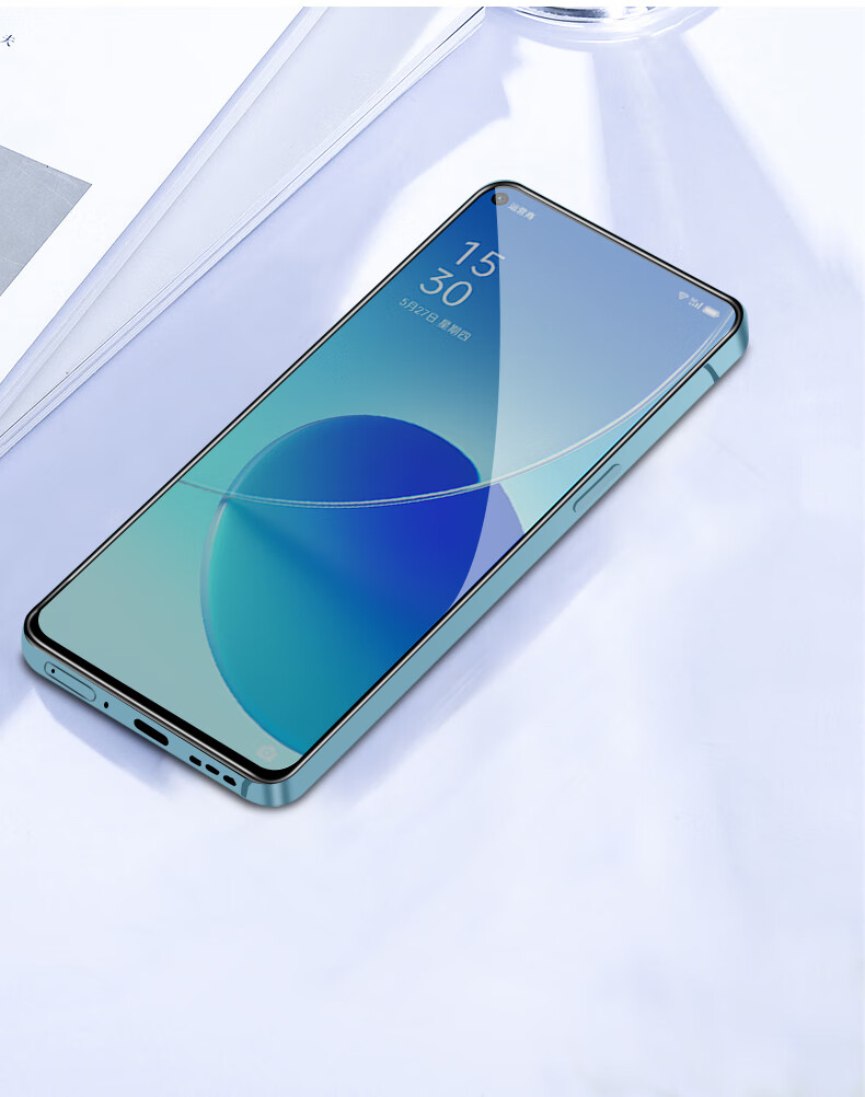 古艺涵opporeno6钢化膜防窥reno6全屏覆盖防手机膜reon6防窥膜全包防