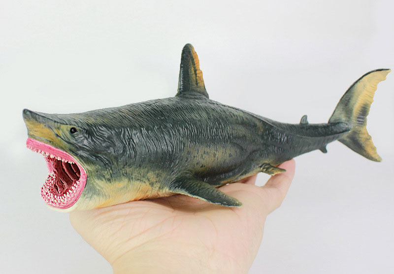 巨齿鲨玩具模型 大号巨齿鲨玩具史前巨口鲨模型锯齿海洋仿真动物鲨鱼