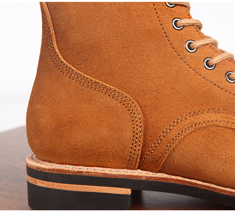 复古美军二战m43作战靴翻毛牛皮大逃亡靴固特异工装靴高帮沙漠靴品质
