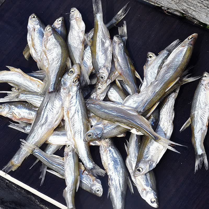 安徽特产咸鱼干淡水小河鱼水库鱼干刁子鱼干参条子白条鱼干货 500克