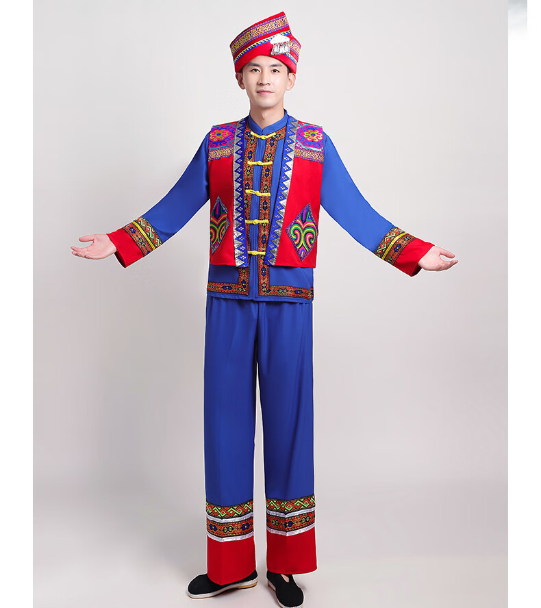 妲菲妮广西壮族服装女成人三月三歌圩节少数民族服装男演出服回娘家服