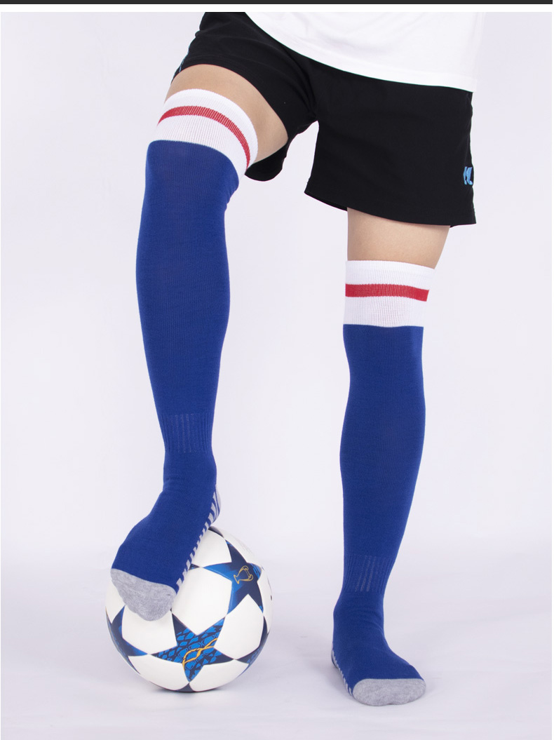 足球袜透气儿童足球袜男长筒袜毛巾底过膝球袜夏训练袜男童运动袜子
