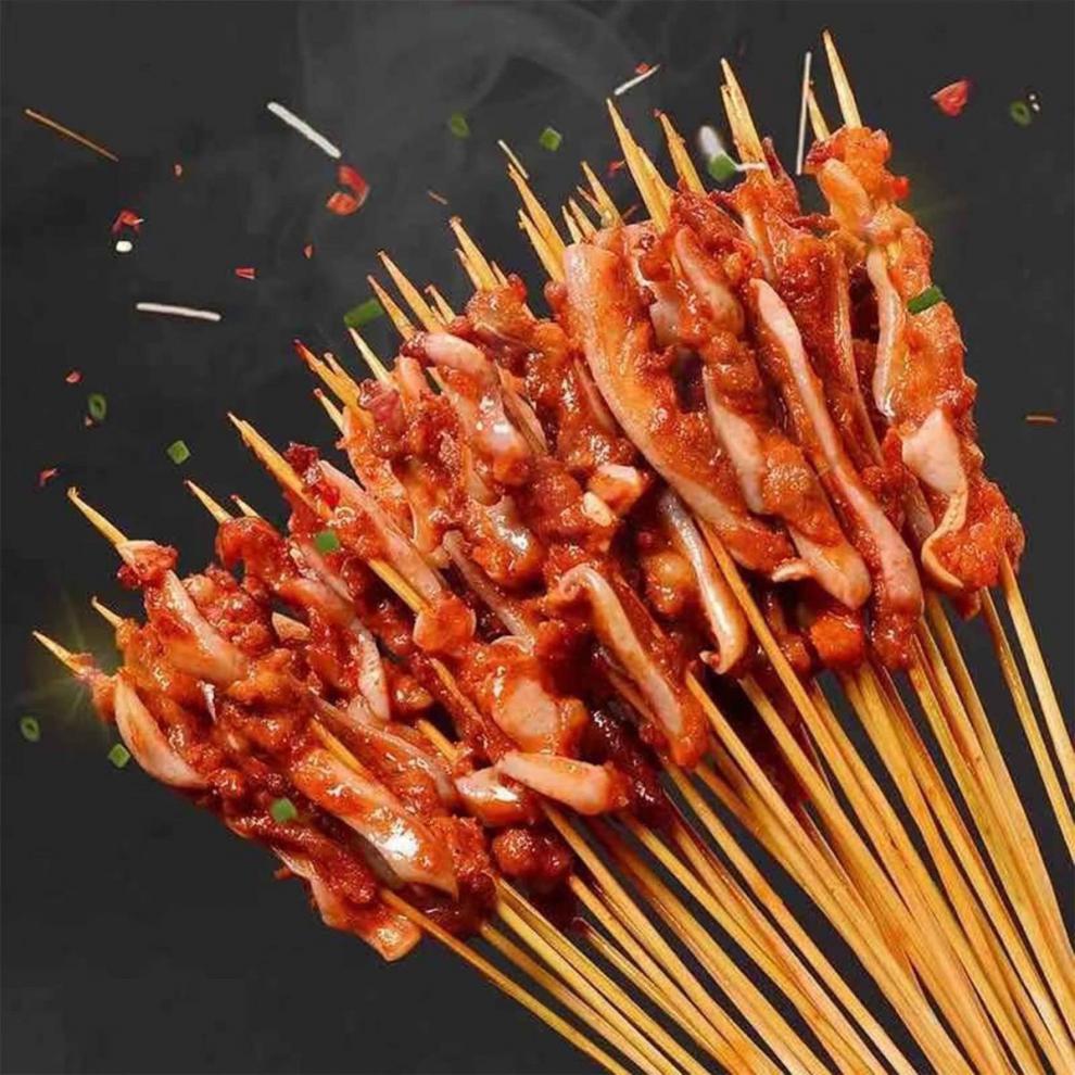 烧烤食材铁板鱿鱼鸭肠小串牛羊肉小串烧烤冷冻半成品商用食材批发 40