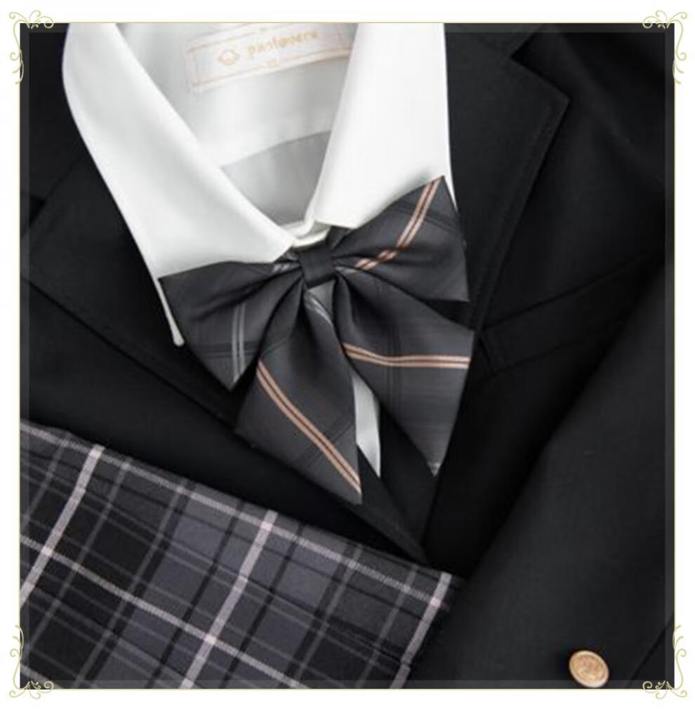 jk/dk制服原创领带西服百搭基础款 黑色-斜角【图片 价格 品牌 报价】