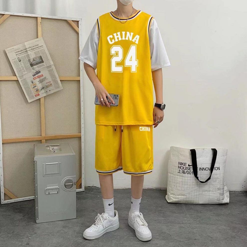 黑曼巴24号篮球服男套装夏季球星球服青少年休闲跑步训练服24号套装