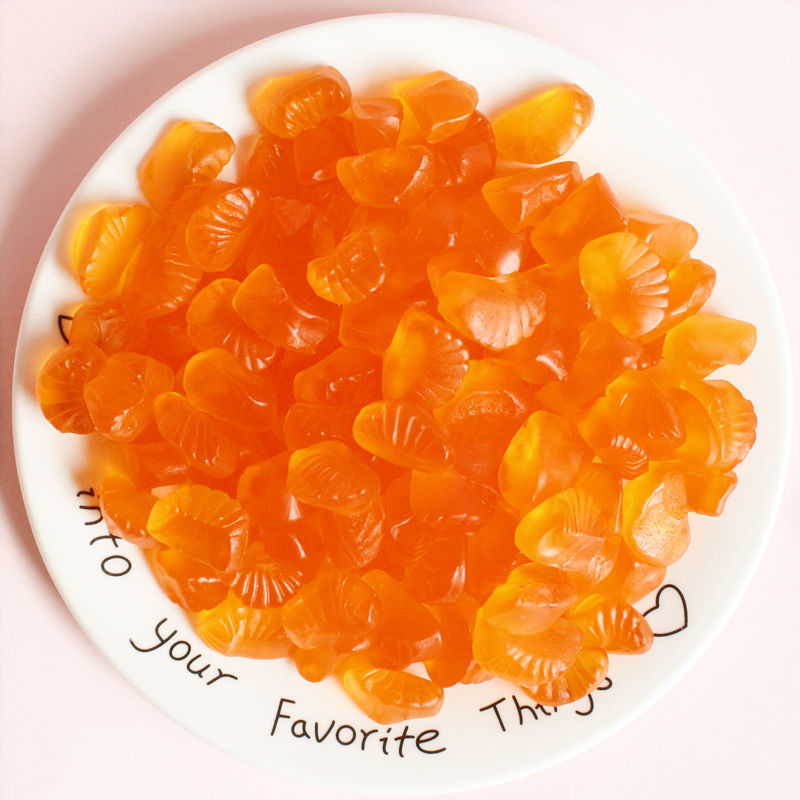 米趣熊橡皮糖qq糖混合口味橡皮糖儿童果味软糖水果糖零食糖果菠萝