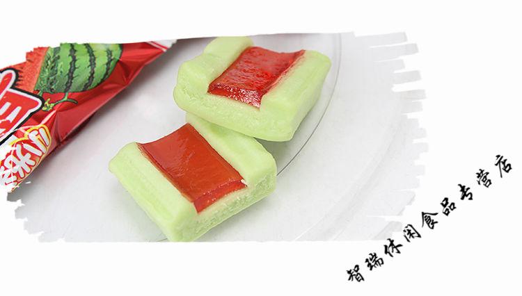 80后怀旧休闲零食儿童节小光头西瓜泡泡糖果冻泡糖果口香糖整盒100粒