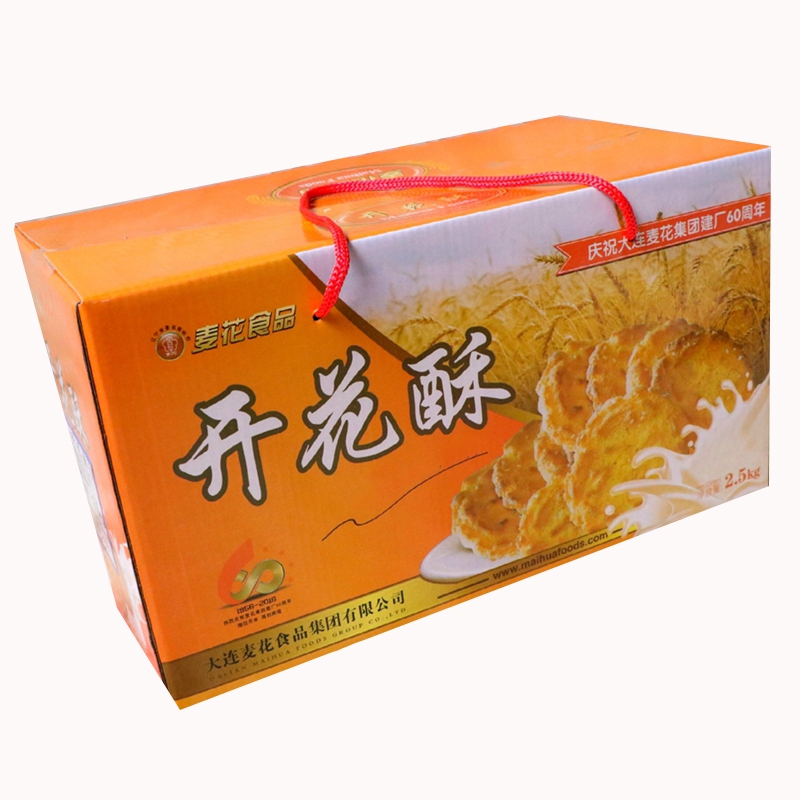 麦花桃酥开花酥5斤装大连特产大连麦花大连麦花大连桃酥开花酥15kg盒