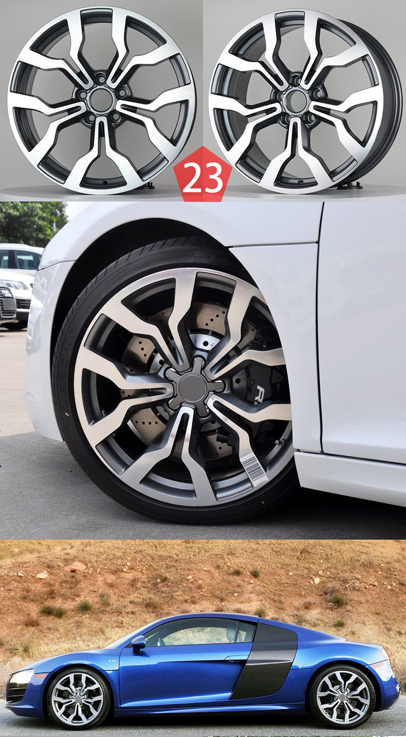 奥迪a4la6la3a5a7a8q5刀锋汽车轮毂改装17181920寸17寸