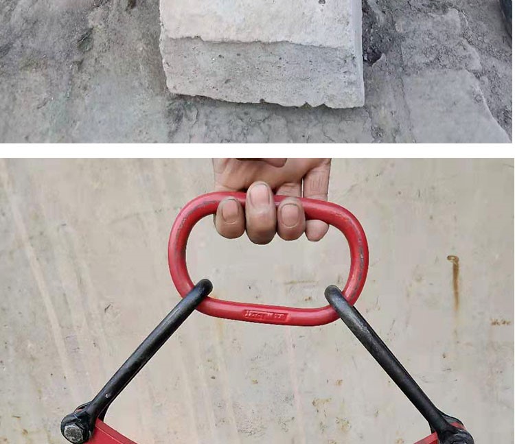 围墙夹大理石板夹路沿石夹子围墙夹具吊钳路石夹路侧水泥板石材夹加厚