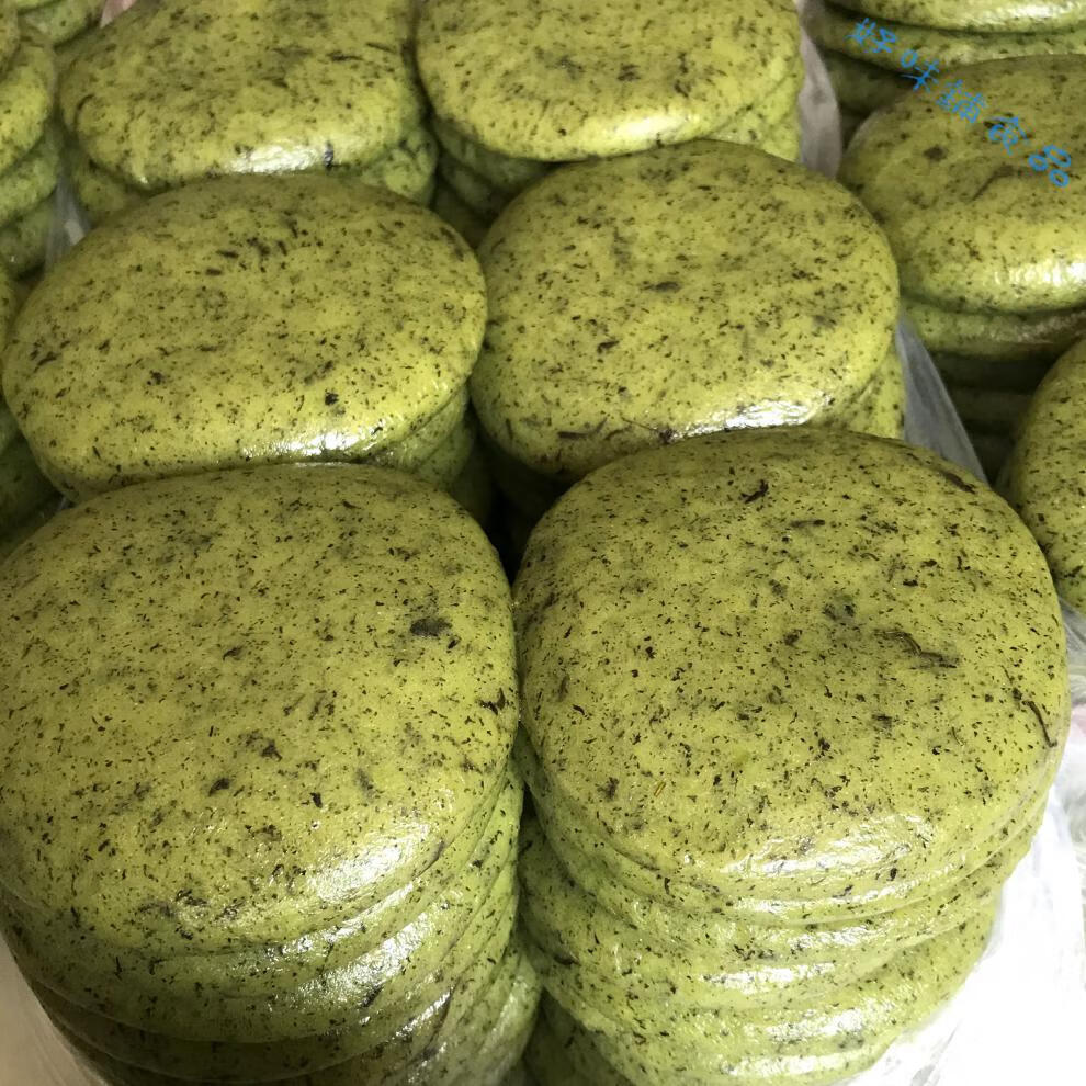 贵州特产蒿菜糍粑蒿子粑粑纯糯米手工棉菜粑粑艾草特色小吃油炸粑