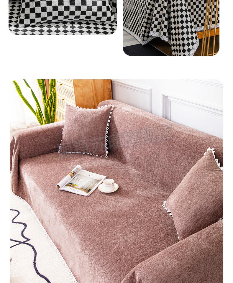 防水不粘猫毛沙发垫防猫抓ins沙发布沙发巾全盖全包沙发套罩不粘毛