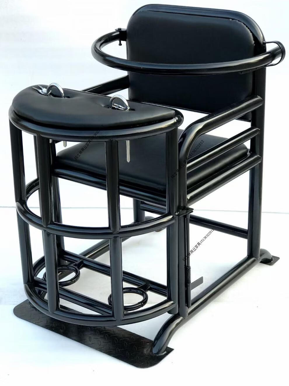 谈话室约束椅防撞讯问室询问椅铁质椅子不锈钢审问椅醒酒椅厂家 铭