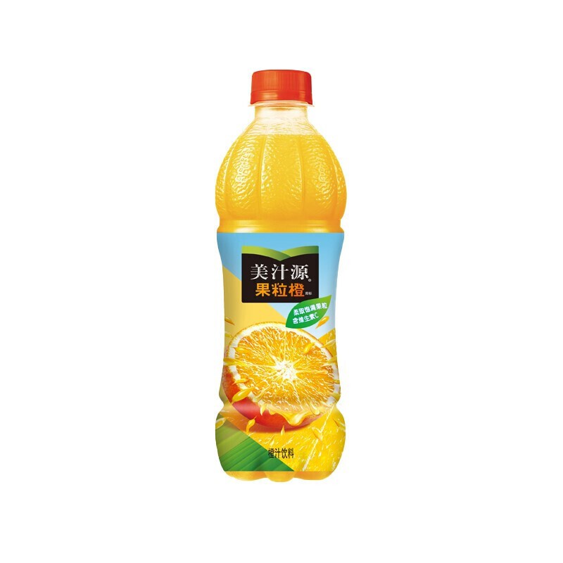 美汁源 mintue maid 果粒橙 橙汁 果汁饮料 450ml*2瓶 整箱装公司出品