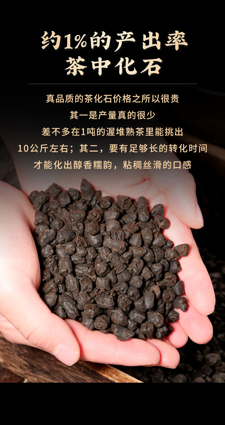 新货新益号熟茶碎银子特级糯米香茶化石云南糯香老茶头茶叶500g 1罐