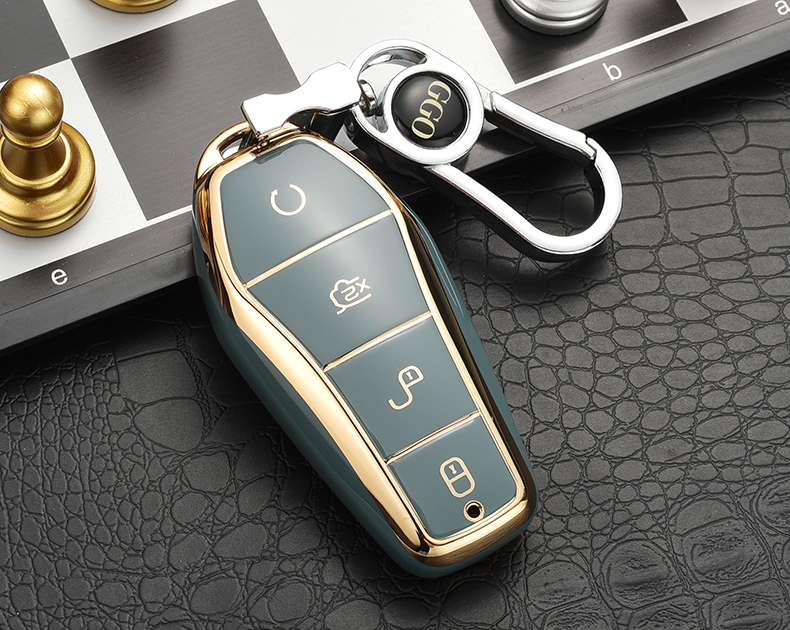 皇逐适用于比亚迪秦plusdmi钥匙套秦plusdmi海豚汽车e2壳扣e6高档汽车