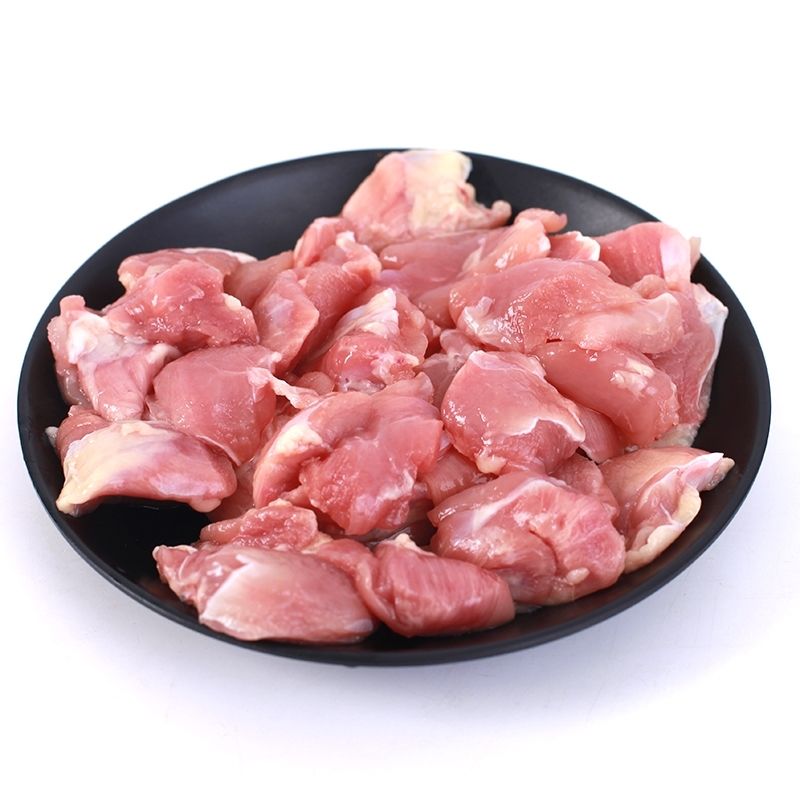 新鲜腿肉丁2斤装发顺丰去皮鸡腿肉盐酥鸡米花原料未腌制鸡腿肉丁四斤