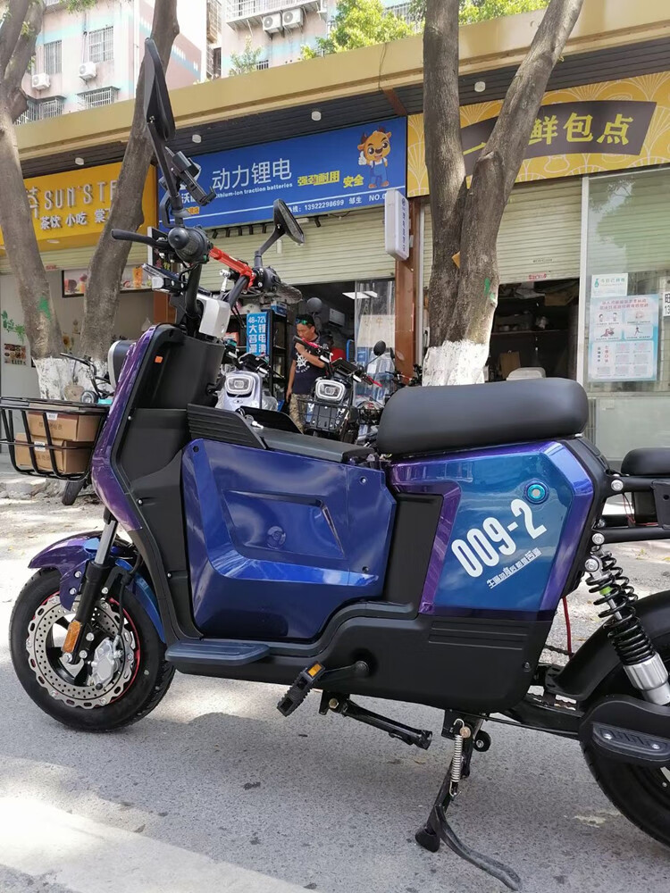 深远电动车中置箱007电池箱改装配件无缝大容量储物铁箱带脚踏00800