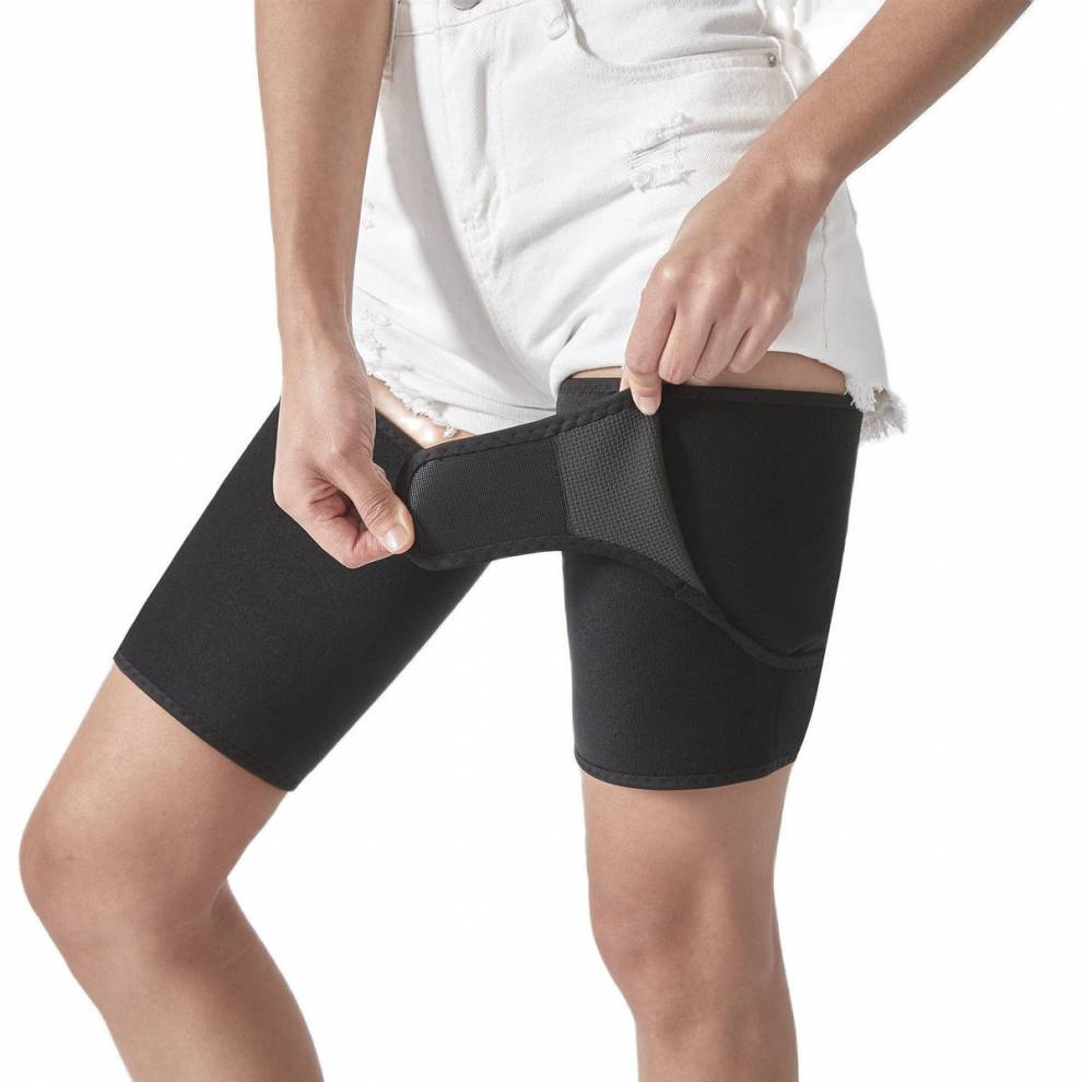 护大腿带瘦大腿小腿套运动健身减脂爆汗束腿带绑带护腿瘦大腿带暴汗