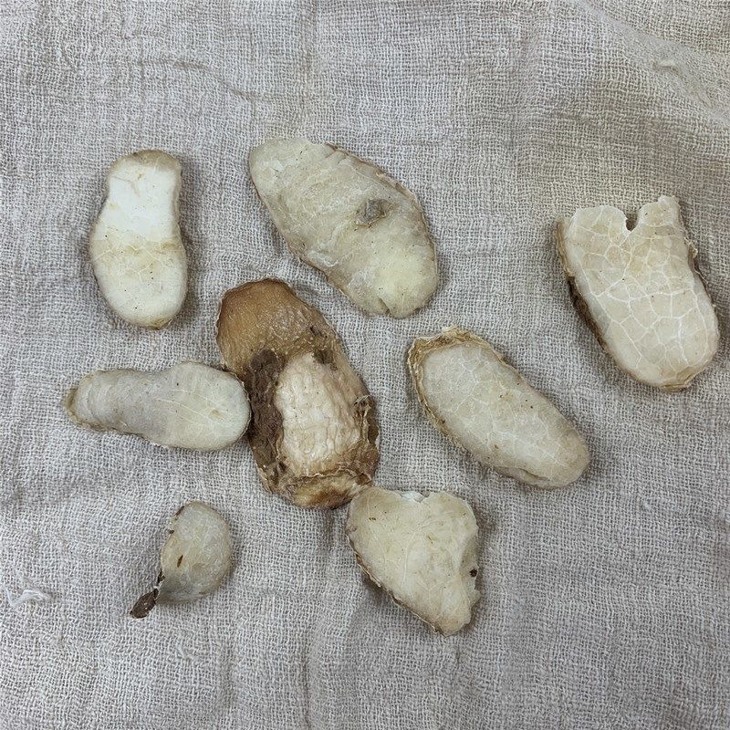 中药材制500克50g白香附子禹白附去皮蒸熟附片炮附片制附片 2000克