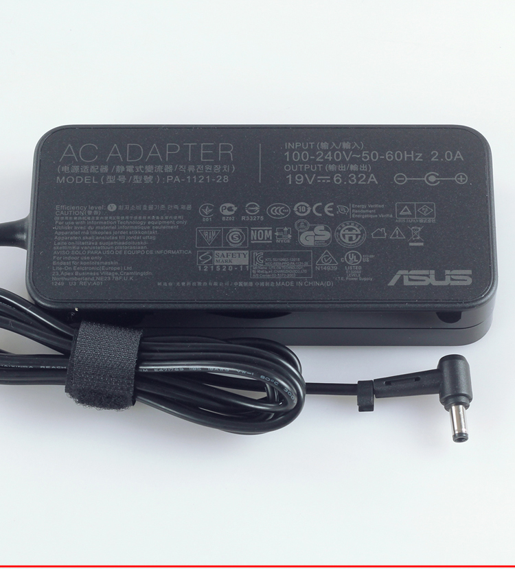 华硕飞行堡垒fx50jzx50jxa550j电源适配器19v632a120w充电器黑色