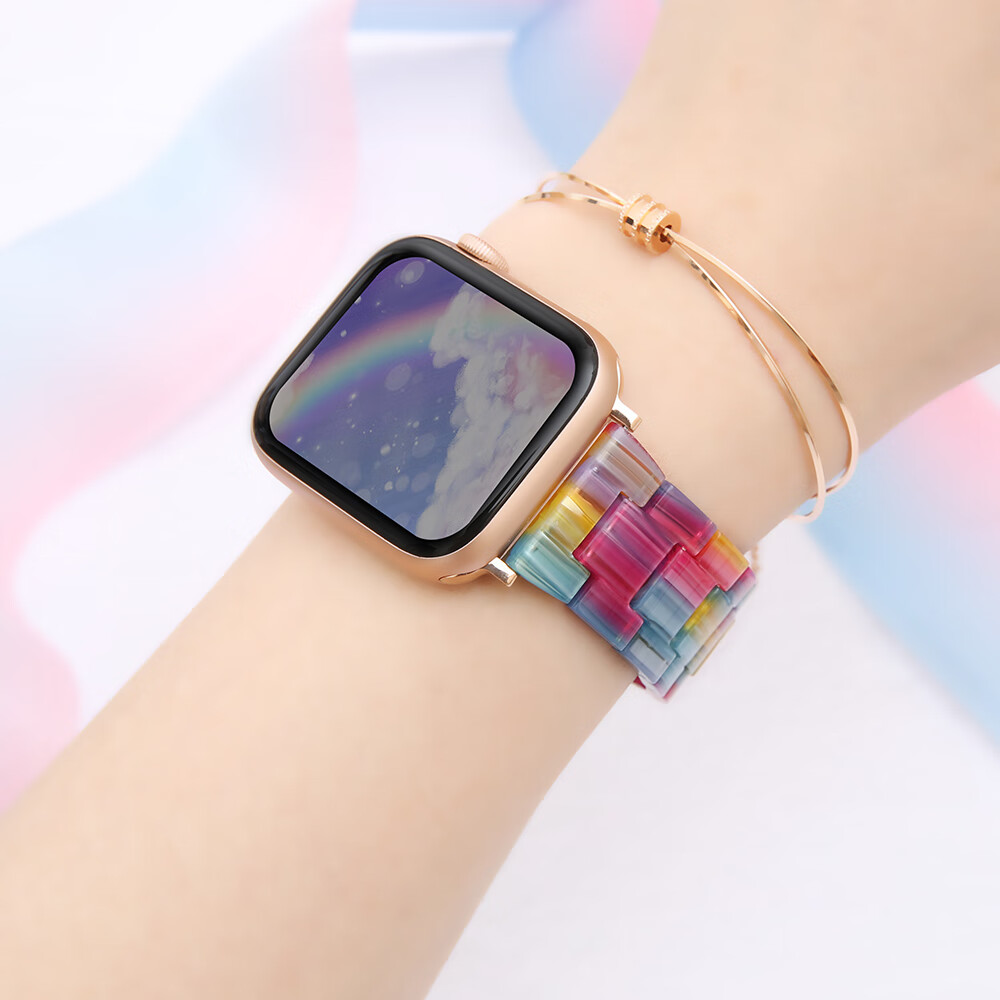【官方品质】苹果(apple)原装彩虹表带适用苹果手表表带iwatch6表带