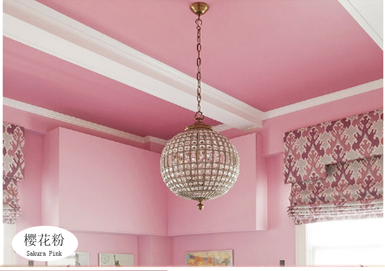 苏弘适用粉色内墙乳胶漆卧室墙面漆脏粉灰粉色可擦洗墙漆淡粉色水漆