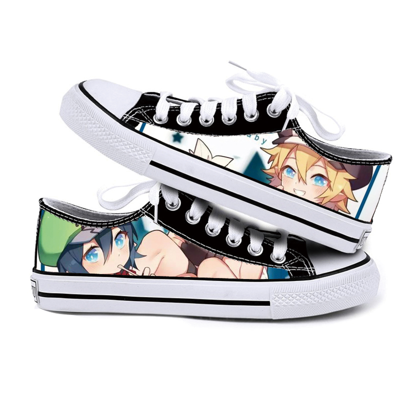 凹凸世界动漫周边低帮帆布鞋卡通系带学生平底鞋男女情侣休闲鞋135