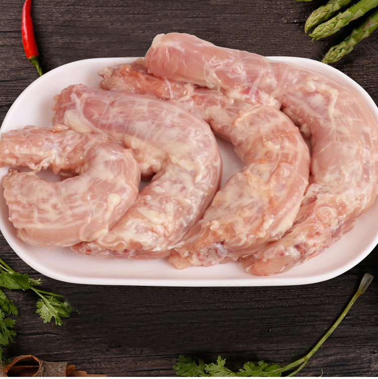 中通5斤新鲜鸡脖冷冻带皮鸡脖鸡脖皮去皮鸡脖烧烤卤味食材 5斤带皮鸡