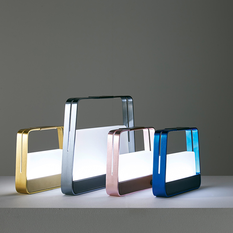 书包台灯创意床头卧室书房护眼书桌皮包小台灯卧室少女k金色按钮开关