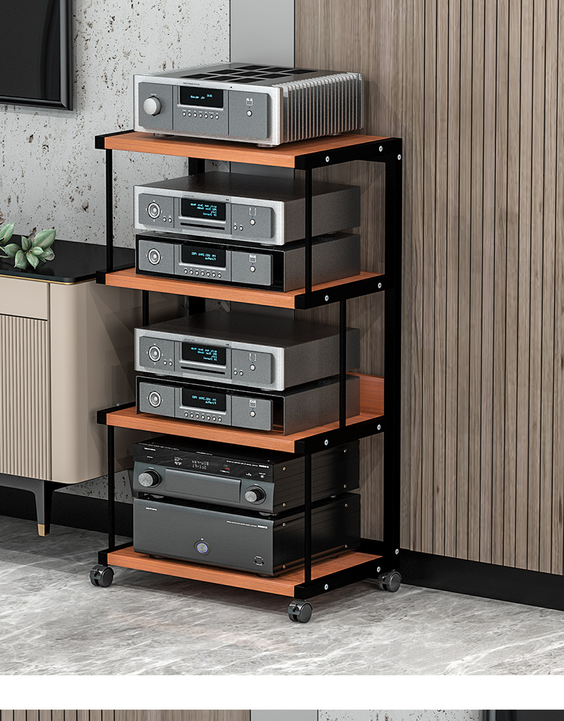 花行功放机柜功放机架功放音响音箱功放机柜可移动cd胆机hifi器材支架