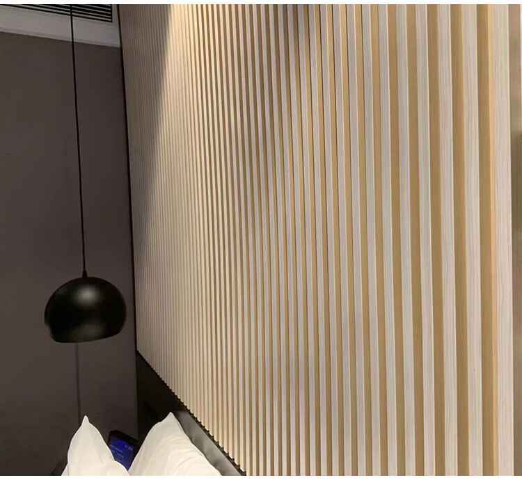 长城板凹凸形生态木格栅隔删板墙板实木格栅隔山格桑背景墙格栅板的h6