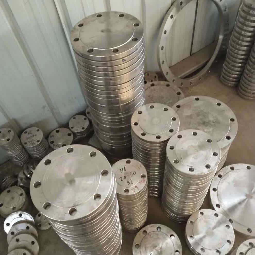 适用碳钢盲板堵板法兰圆形铁盲板快装盲板管堵压力容器法兰盖国标16kg