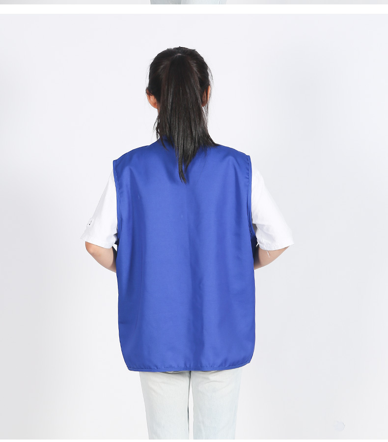 志愿者马甲定制印logo摄影导演记者工作服定做印字多口袋马夹订做灰色